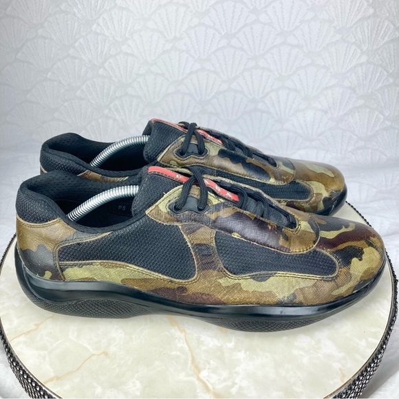 prada desert camo trainers